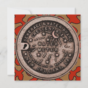 CelticTile Red, Wassermesserabdeckung