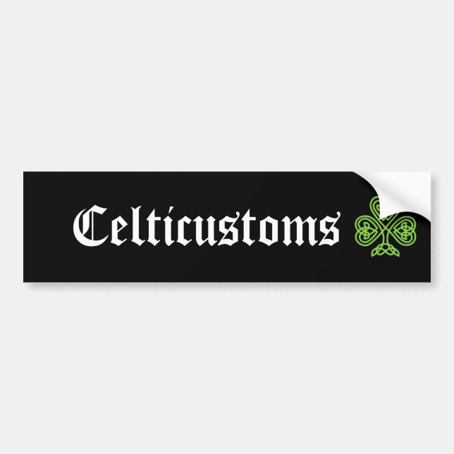 Celticustoms Autoaufkleber (Vorne)