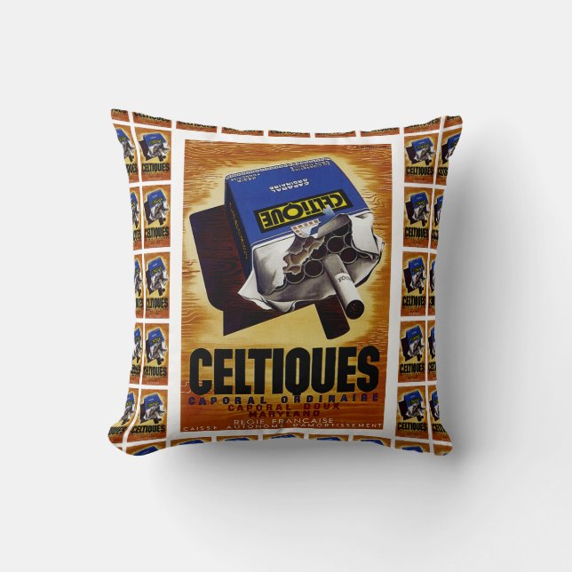 Celtiques Cigarettes Kissen (Vorderseite)