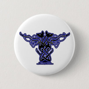 Celtische Buttone und Buttons Hounddesign