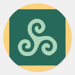 Celtismus 1 runder aufkleber