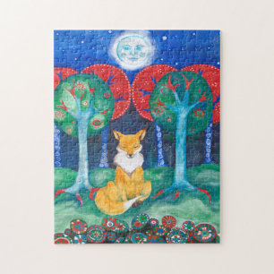 'Celui qui connaît' Fairytale Woodland Fox Puzzle