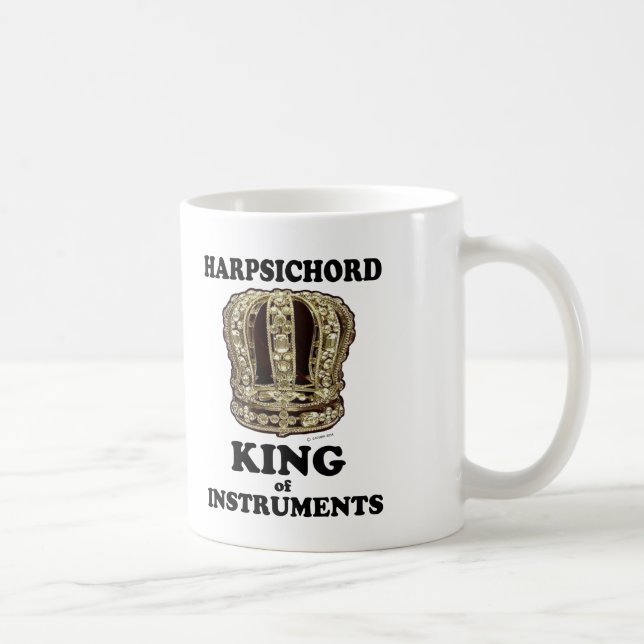 Cembalo King of Instruments Kaffeetasse (Rechts)