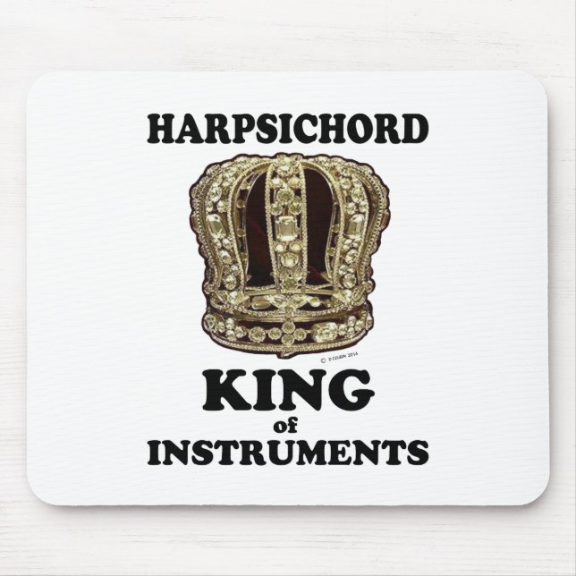 Cembalo King of Instruments Mousepad (Vorne)