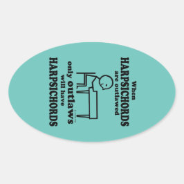 Cembalo, Oval Sticker verboten