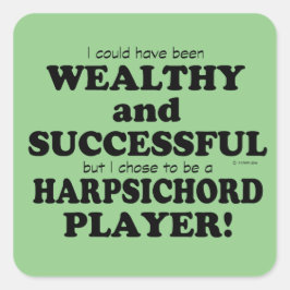 Cembalo Vermögender und erfolgreicher Aufkleber