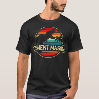 Cement Mason Dinosaur T-Shirt