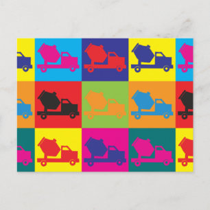 Cement Pop Art Postkarte