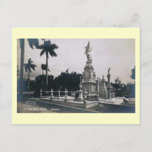 Cementerio Colon, Habana, Kuba Vintage Postkarte