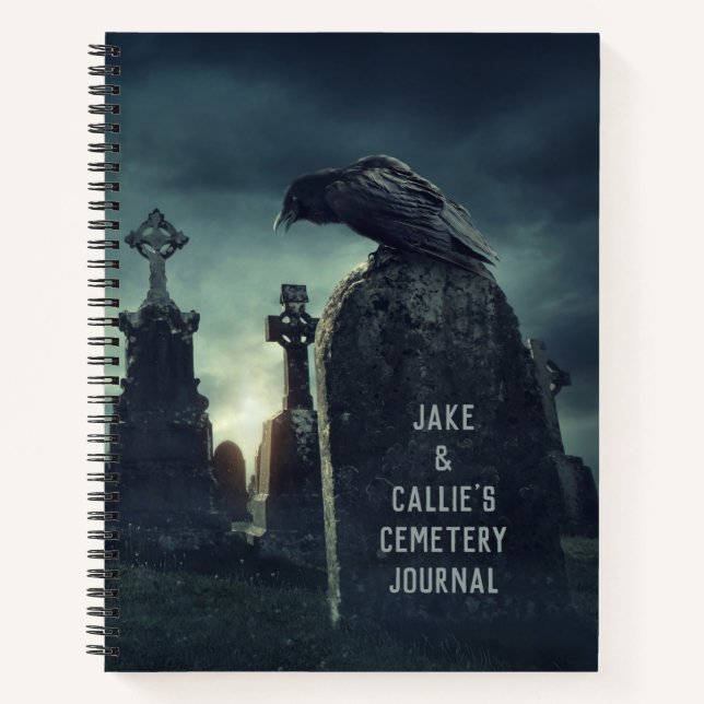 Cemetery Graveyard Travel Journal (Devant)