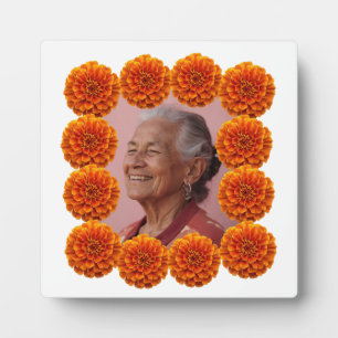 Cempasúchil Ofrenda Altar Foto Personalizada Fotoplatte