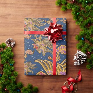 Cendrawasih Batik-Geschenkpapier –Einzigartiges Nu Geschenkpapier