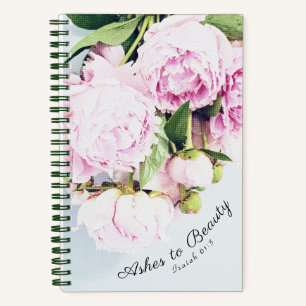Cendres à Beauté Isaïe 61:3 Pivoines Journal Flora