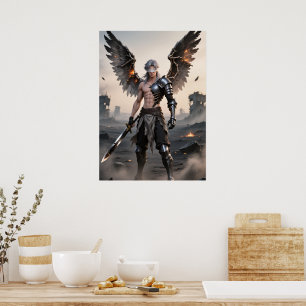 Cendres de grâce - Poster du Guerrier Angel Fallen