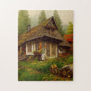 CENGLISH OUNTRY COTTAGE JIGSAW PUZZLE