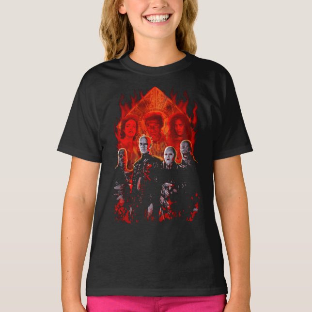 Cenobites Puzzle Box Horror Tribute Youth T - Shir T-Shirt (Vorderseite)
