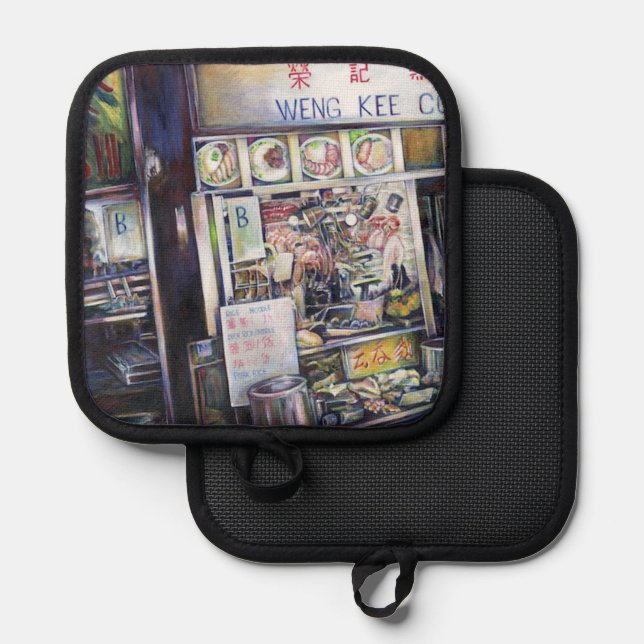 Cenosillicaphobie Topflappen (Vorderseite/Rückseite)