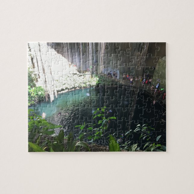 Cenote Bleu Sacré, Ik Kil, Mexique Jigsaw Puzzle (Horizontal)