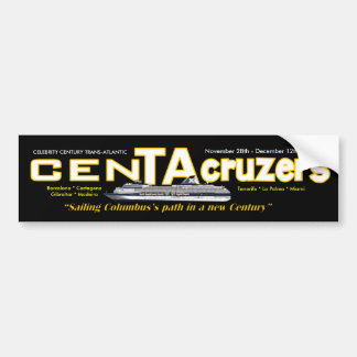 CenTAcruzers Logo-Autoaufkleber Autoaufkleber
