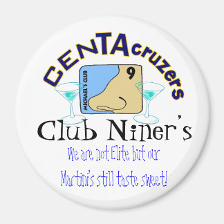 CenTAcruzers Logo Club Niner's Door Magnet
