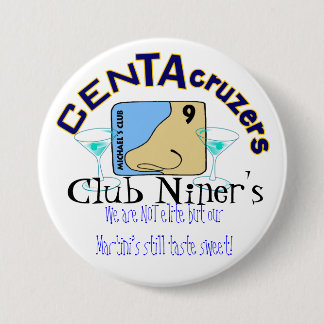CenTAcruzers Logo-Verein Niners Knopf Button