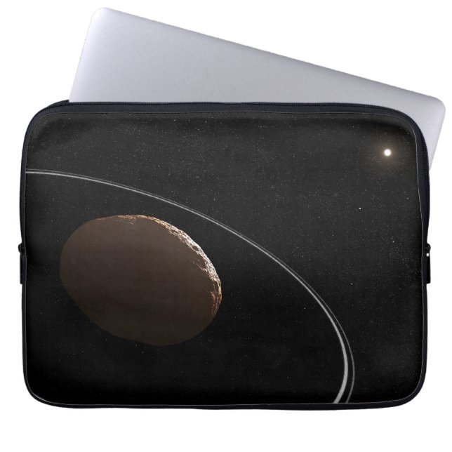 Centaur 1099 Chariklo und seine Ringe. Laptopschutzhülle (Vorderseite)