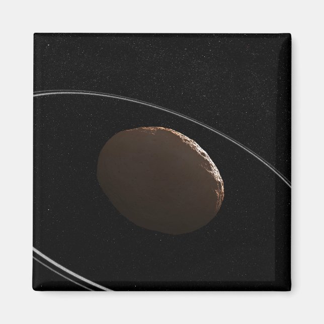 Centaur 1099 Chariklo und seine Ringe. Magnet (Vorne)