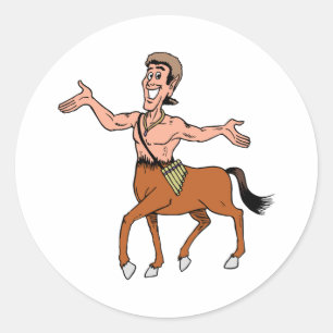 Centaur Mythical Half Man Half Horse Creature Runder Aufkleber