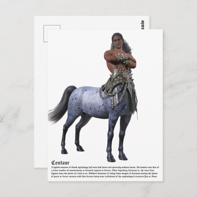 Centaur Postkarte (Vorne/Hinten)