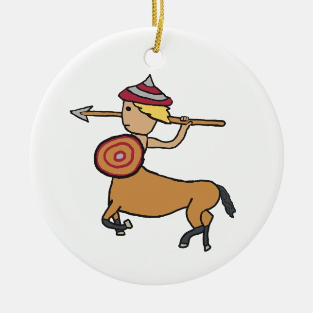 Centaur Sagittarius Keramik Ornament (Vorne)