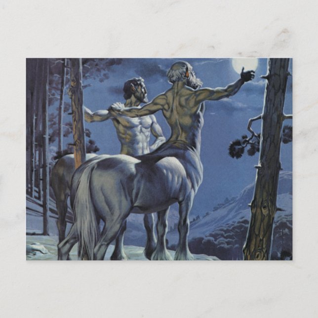 Centaurs (farbige Litho) Postkarte (Vorderseite)
