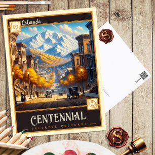 Centenaire, Colorado   Carte postale Vintage