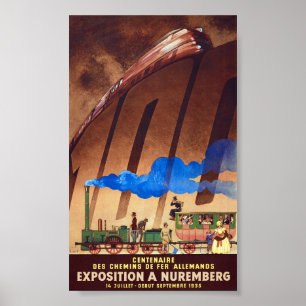 Centenaire du Poster vintage allemand 19