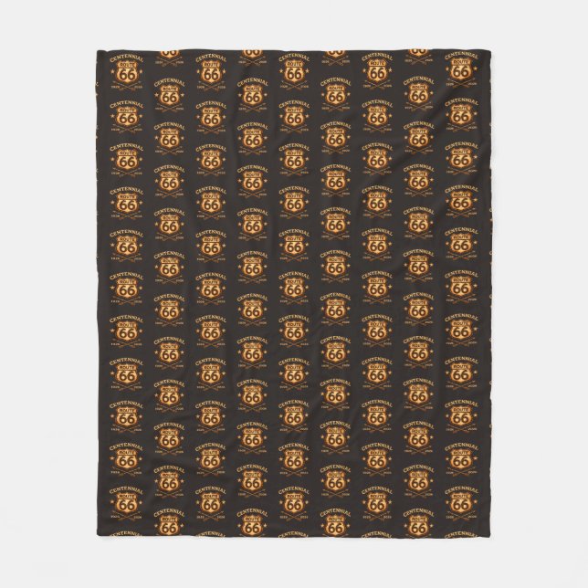 Centennial American Highway Kuscheldecke Fleecedecke (Vorderseite)