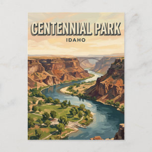 Centennial Waterfront Park Twin Falls Postkarte