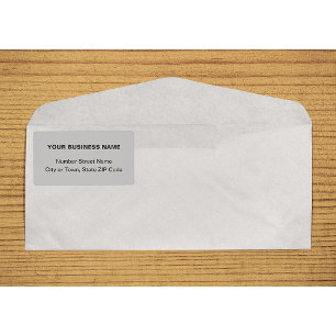 Center Aligned Schlicht Text Business Gray Shippin
