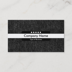 Center Band 5 Spots - Schwarzer Denim Visitenkarte