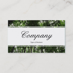Center Band (eingekeilt) - Script - Woodland Canop Visitenkarte