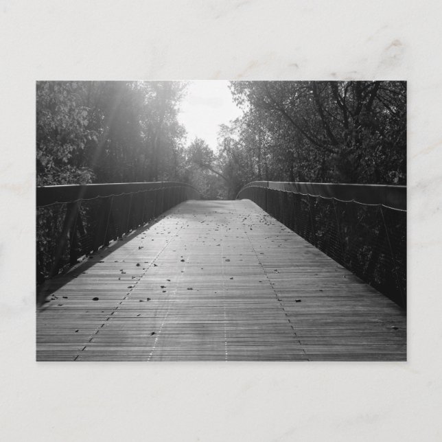 Center Bridge Sequel - Black and White Postkarte (Vorderseite)