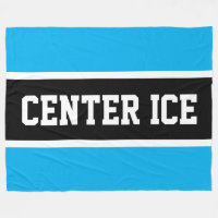CENTER ICE Sporty Azure Blau Weiß Schwarz Streifen