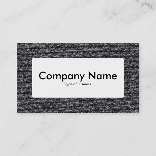 Center Label v4 - Wooly Jumper 03 Visitenkarte (Vorderseite)