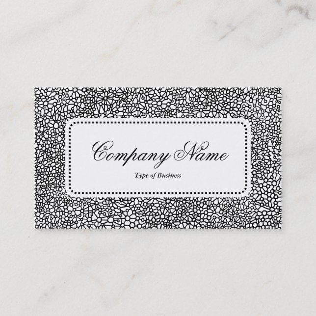 Center Label v5 - Komplexes Netzwerk Visitenkarte (Vorderseite)