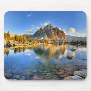 Center Peak over Lower Golden Beer Lake - Sierra Mousepad