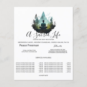 Center Within Waldmeditation Flyer