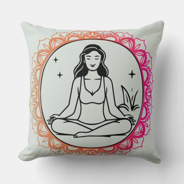 Centered Serenity Kissen (Vorderseite)