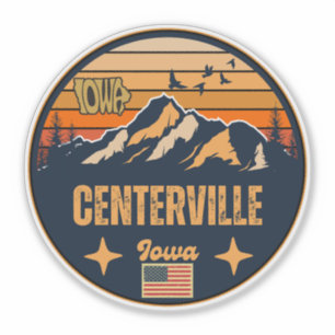 Centerville, Iowa, Vereinigte Staaten Aufkleber