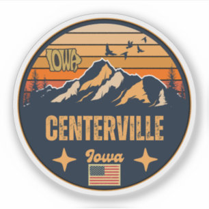 Centerville, Iowa, Vereinigte Staaten Aufkleber