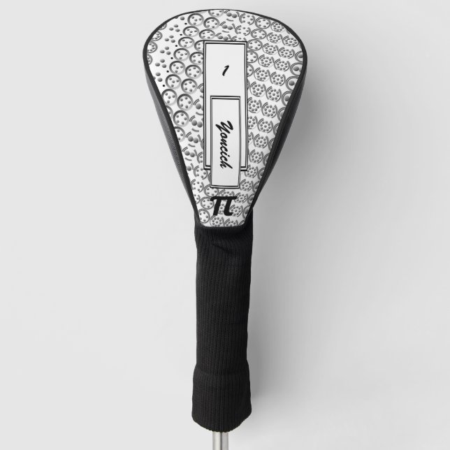 Centesimal 10 Digit Pi von Kenneth Yoncich Golf Headcover (Vorderseite)