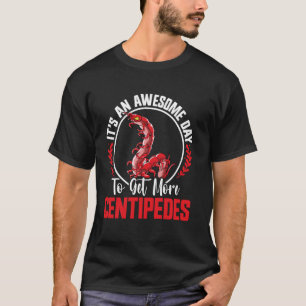 Centipede Hinter dem Entomologen Insekt Lover Cent T-Shirt