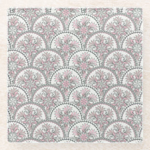 Centle Vintages Muster Glasuntersetzer